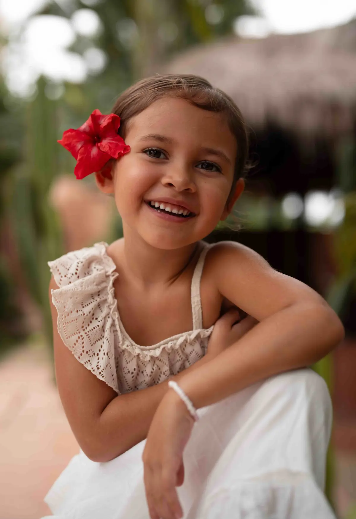 Rosa in a forest — real family travel photography by byduran